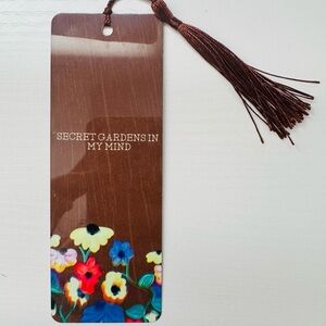 Floral Bookmark with Tassel